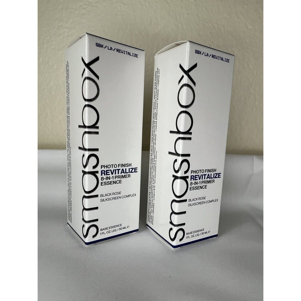2x NEW Smashbox Photo Finish‎ Revitalize 8-in-1 Primer Essence Spray 1 oz, NIB